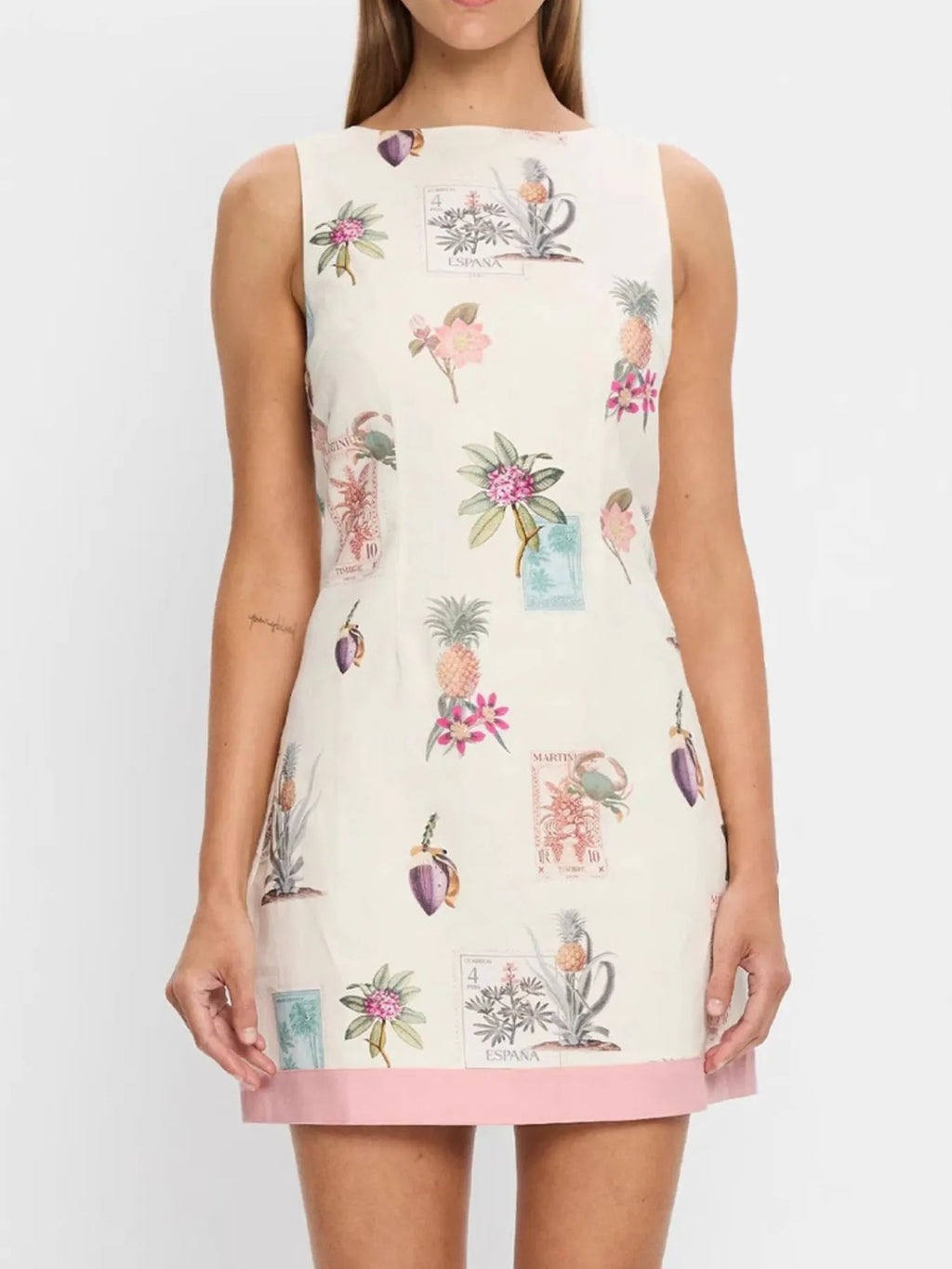 Printed Sleeveless Mini Dress - Blushé Belle