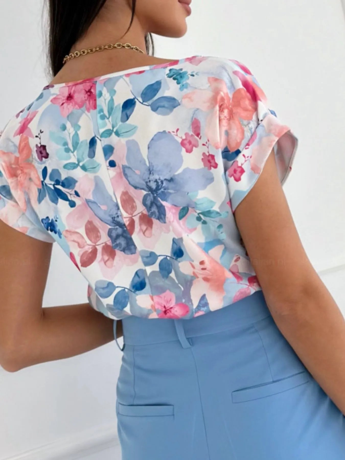 Classic Rolled Sleeve T-Shirt - Blushé Belle