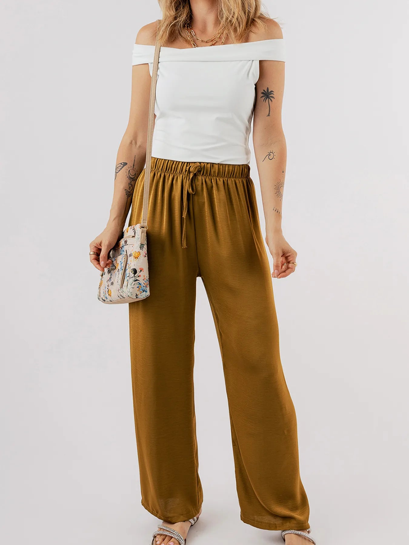 Folded Off Shoulder Slim Top - Blushé Belle