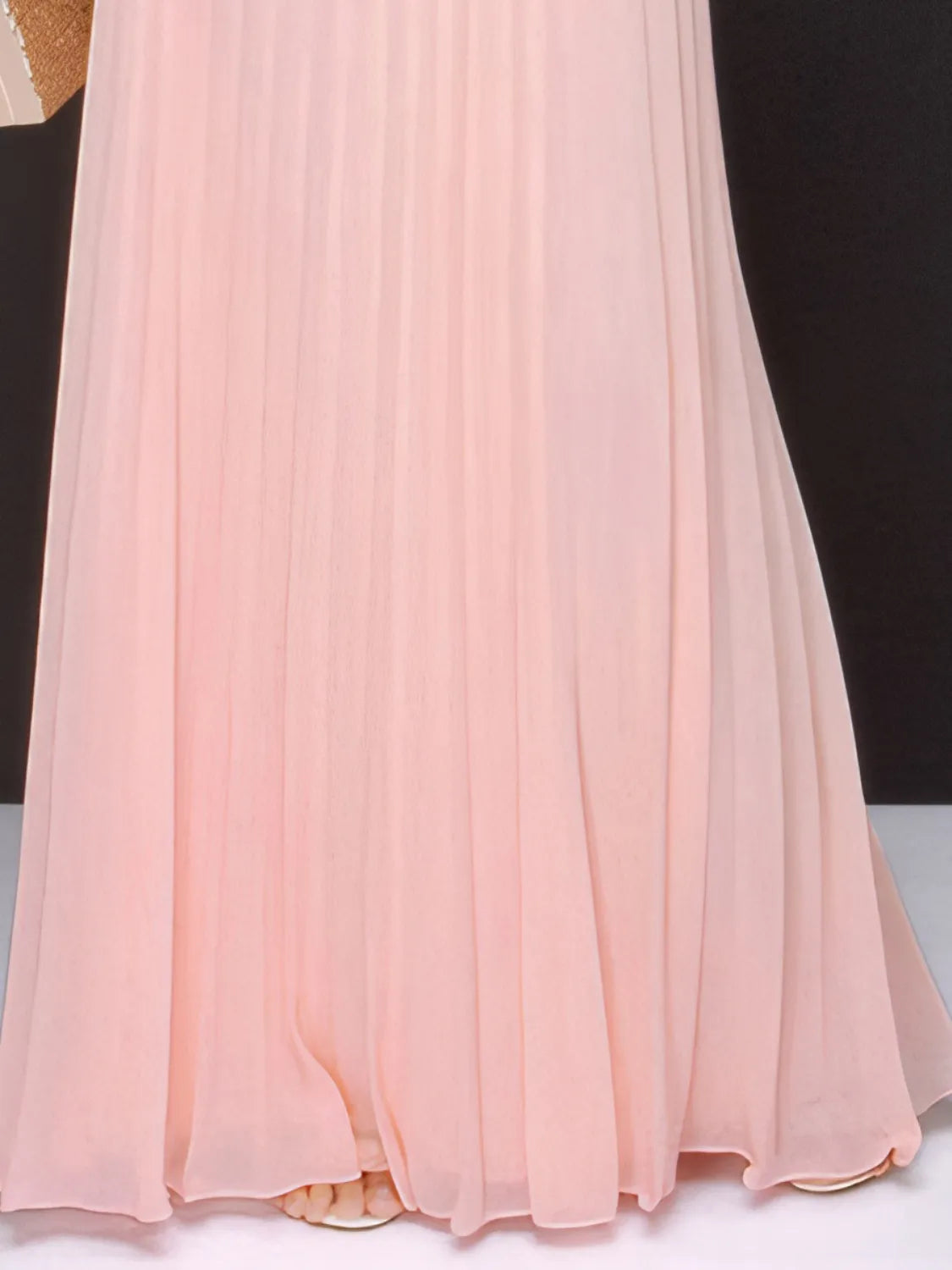 Pleated Sleeveless Maxi Cami Dress - Blushé Belle