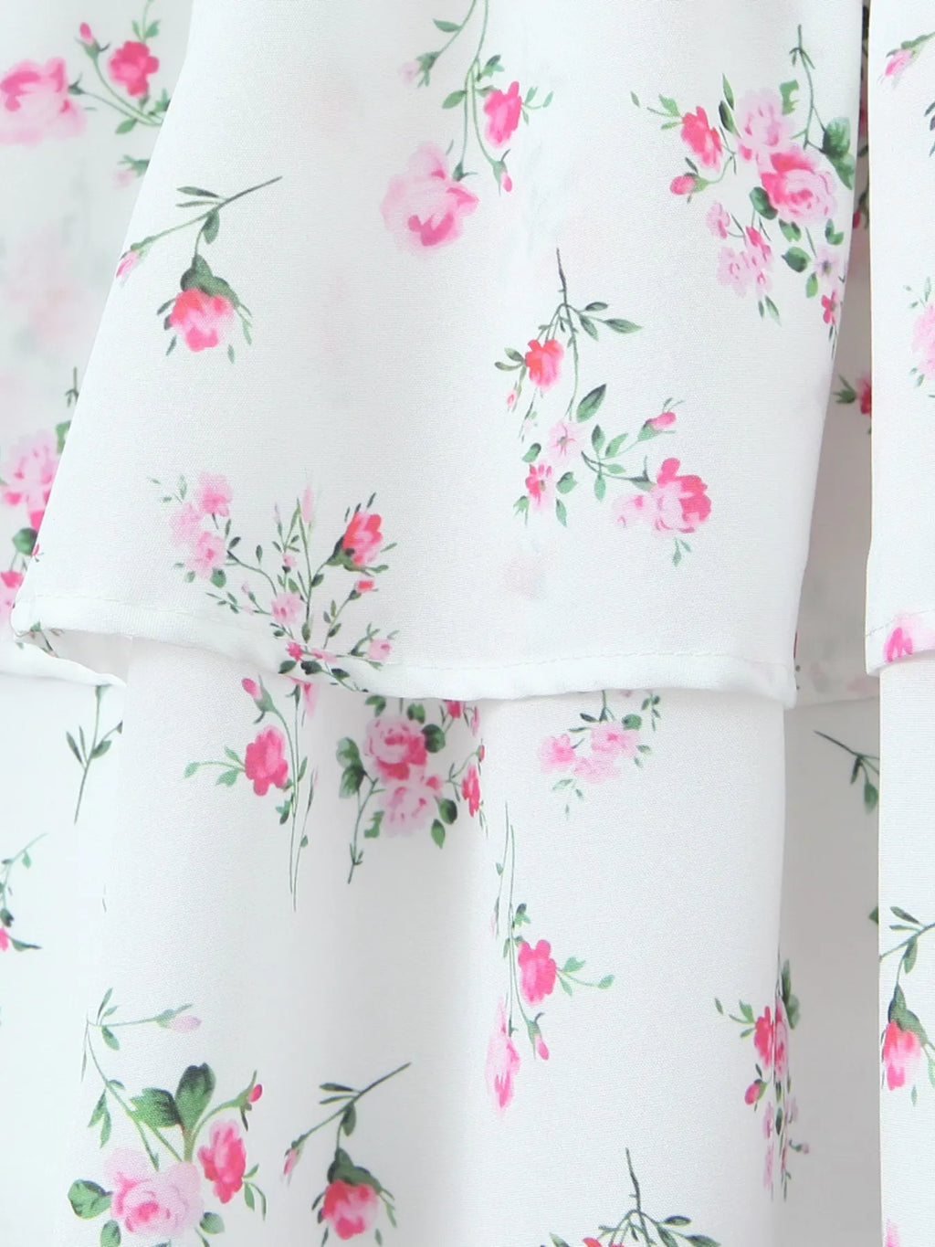 Floral Layered Cami Dress with Ruffle Details - Blushé Belle