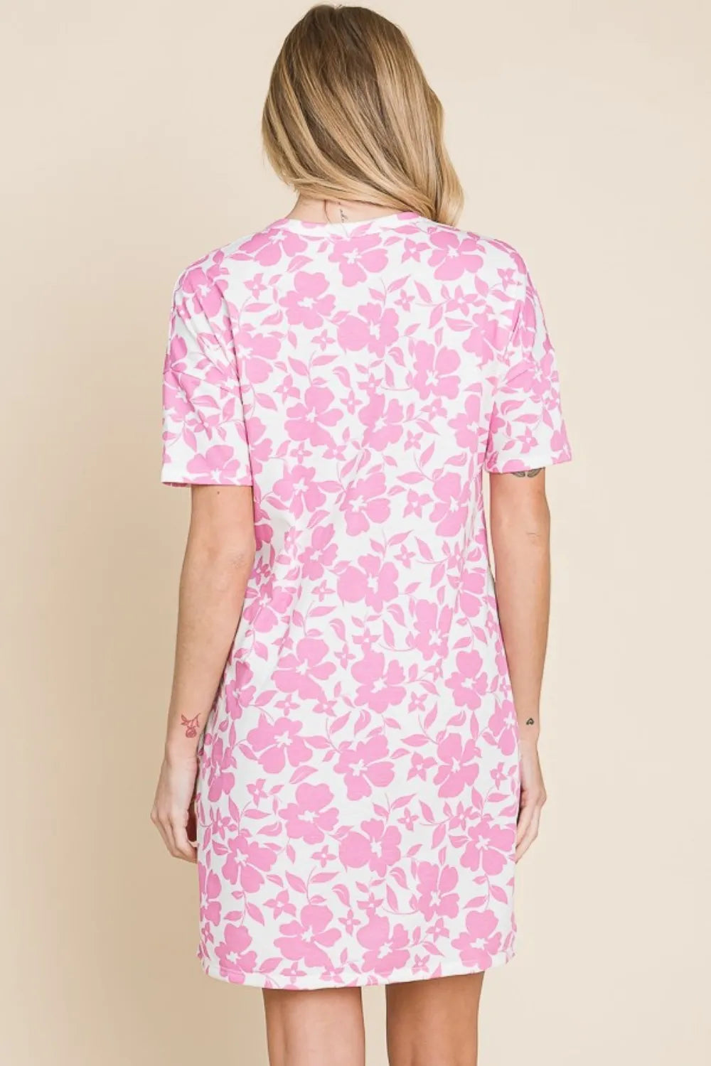 BOMBOM Floral Button Down Mini Dress - Blushé Belle