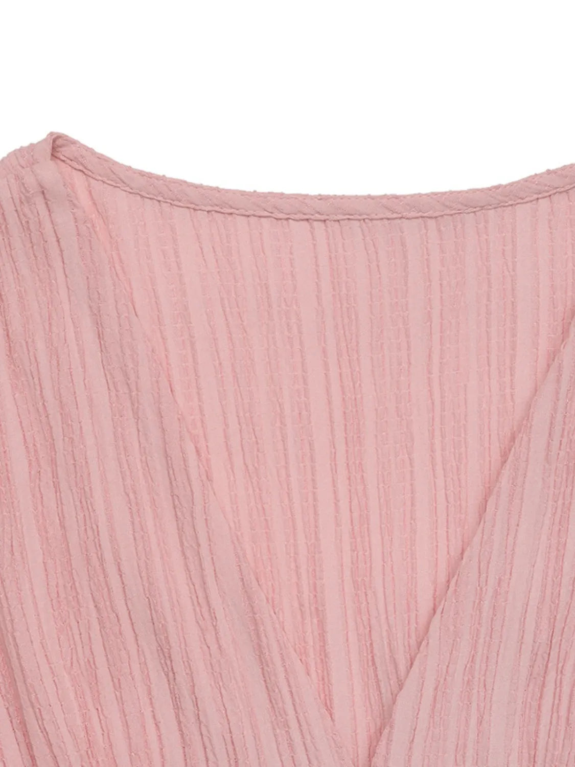 V-Neck Puff Sleeve Dress - Blushé Belle
