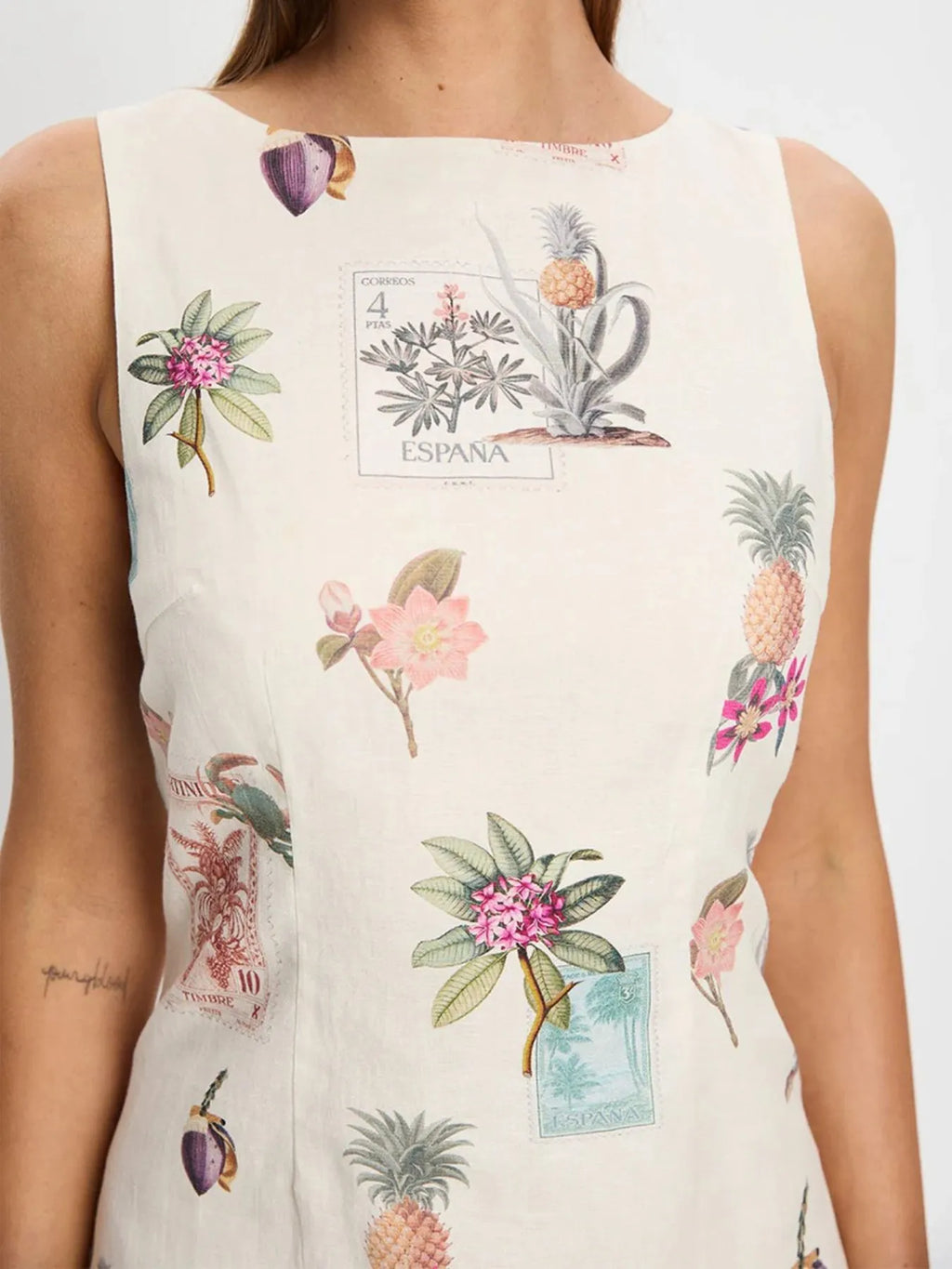 Printed Sleeveless Mini Dress - Blushé Belle