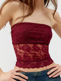 Lace Strapless Tube Top - Blushé Belle