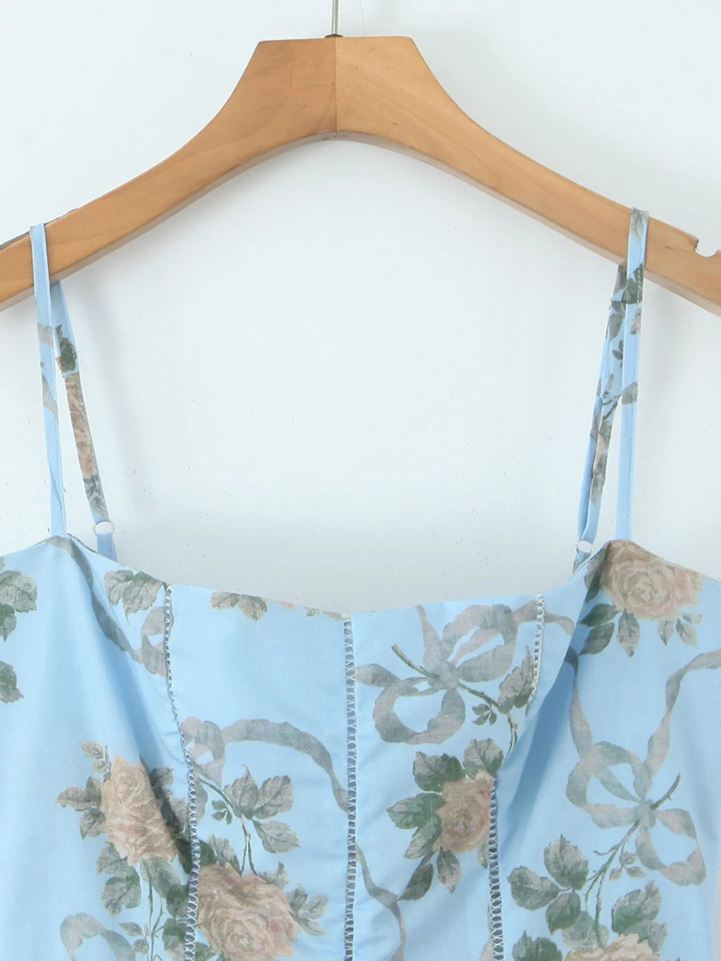 Floral Print Square Neck Cami Maxi Dress - Blushé Belle