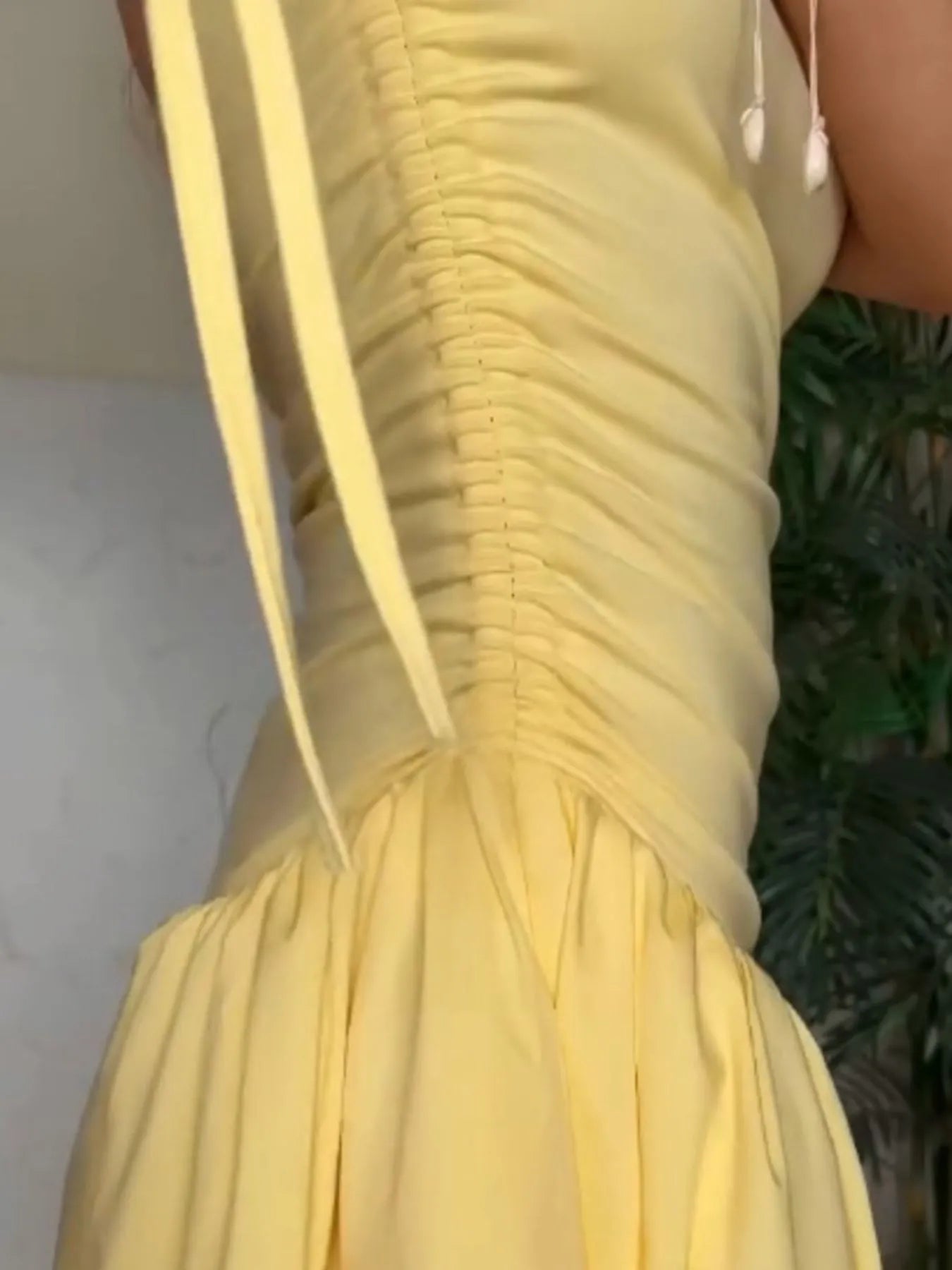 Ruched Sleeveless Midi Dress - Blushé Belle