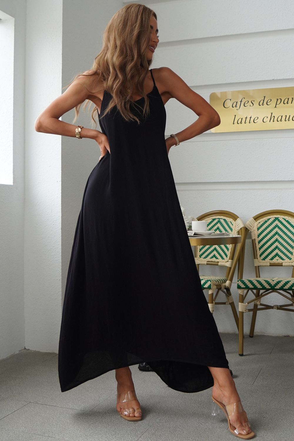Devine Spaghetti Strap Maxi Dress - Blushé Belle
