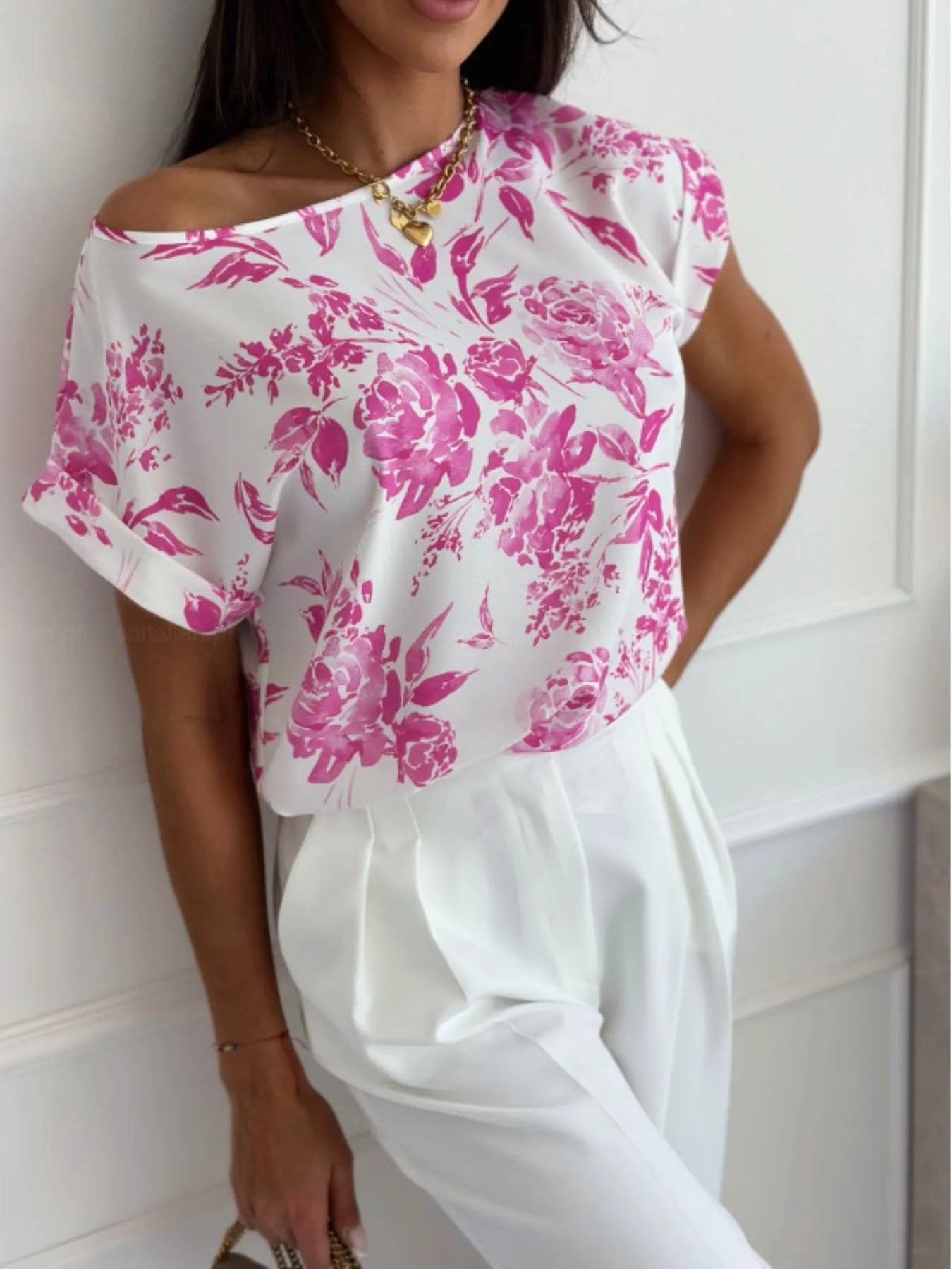 Classic Rolled Sleeve T-Shirt - Blushé Belle