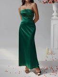Devine Ruched Tube Maxi Dress - Blushé Belle