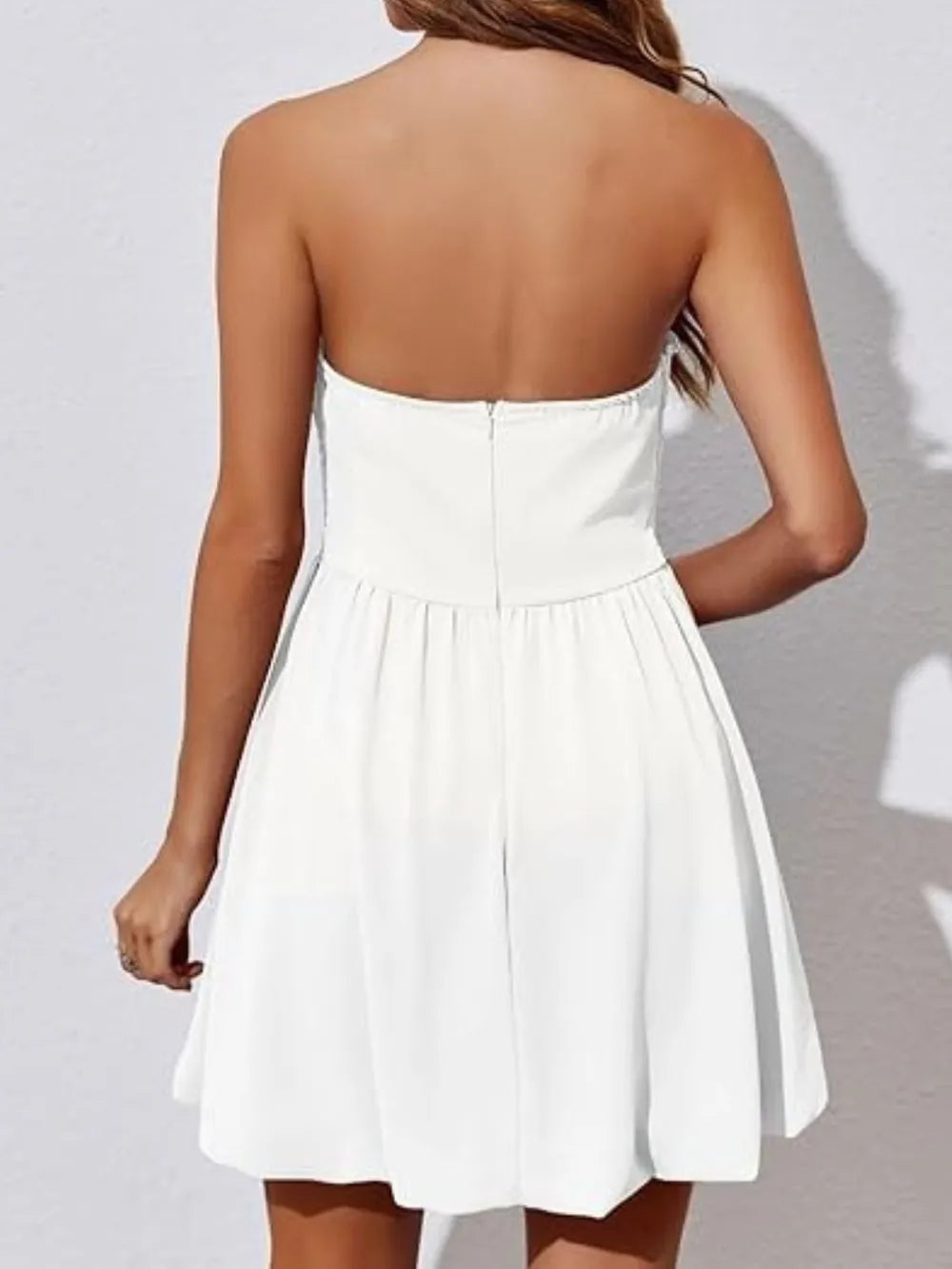 Ruched Tube Mini Dress - Blushé Belle