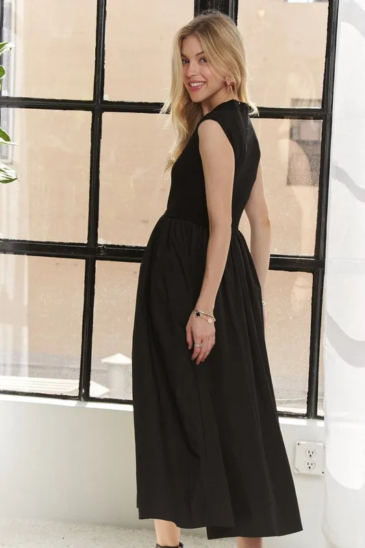 ADORA V-Neck Cap Sleeve Dress - Blushé Belle