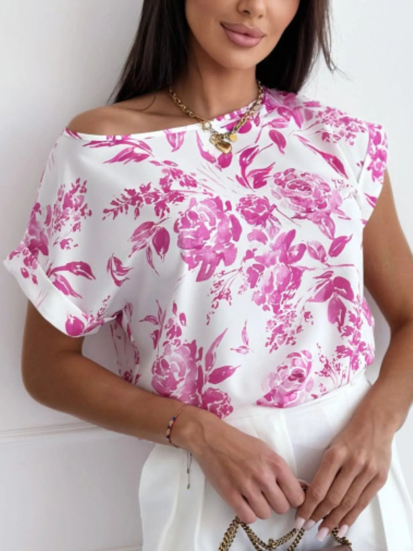 Classic Rolled Sleeve T-Shirt - Blushé Belle
