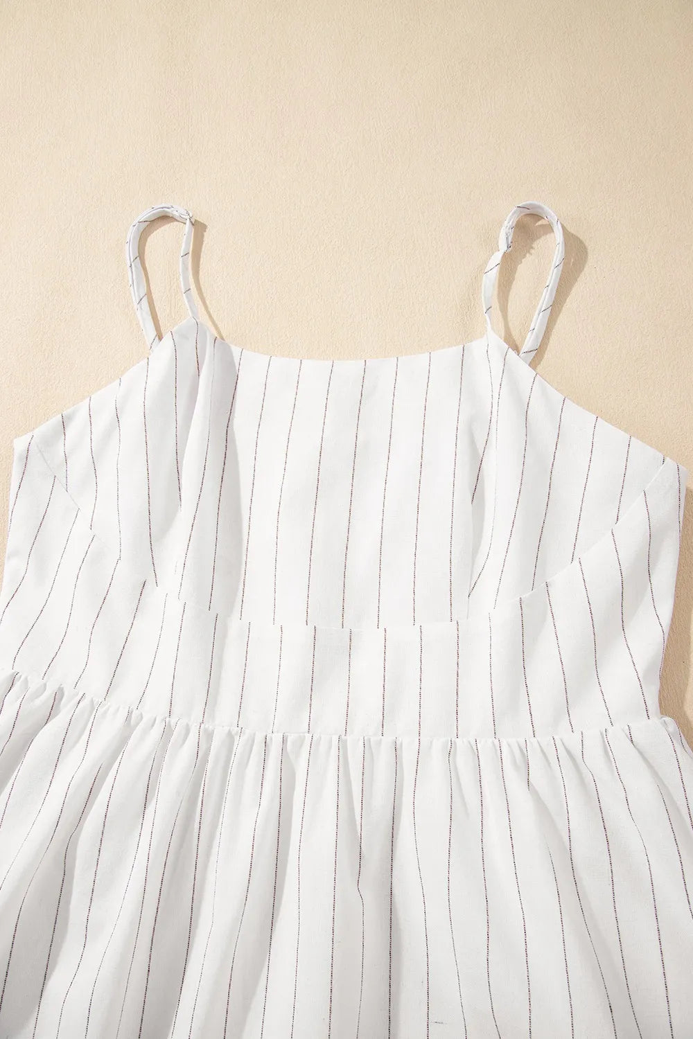 Stripe Square Neck Cami Dress with Pockets - Blushé Belle