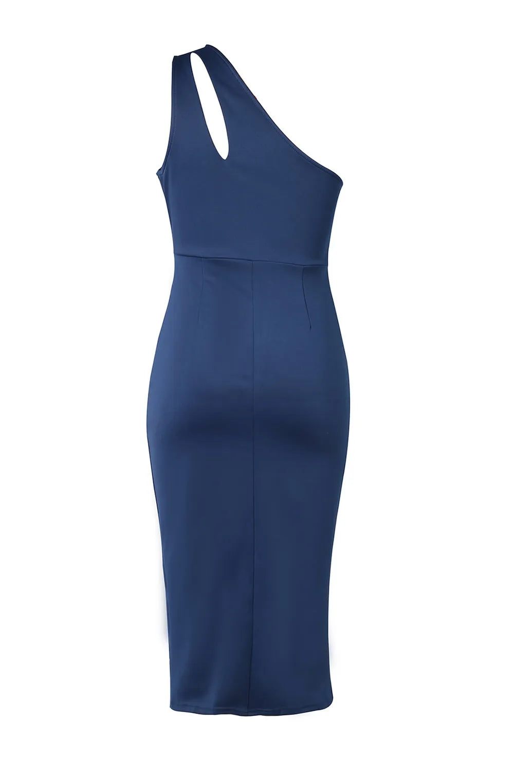 Ruched Cutout Single Shoulder Dress - Blushé Belle